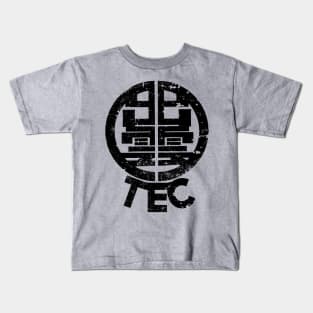 Kaiju No. 8 Anime Black and White Icons Izumo Tech Company Logo Anti-Kaijuu Weapon Maker Symbol KN8-6 Kids T-Shirt